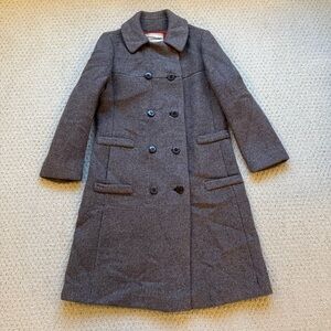 1960’s Vintage Woven Gray Peacoat